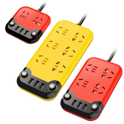 Home Extension Cord Socket Creative Wiring Board With USB Charging