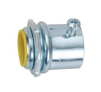 Steel EMT Conduit Connector for concrete tight connection