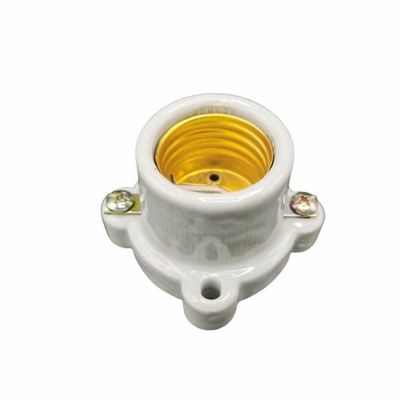 4A 250V LED Electric Plug Socket E27 Ceramic Lamp Holder